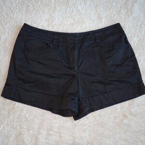 Women's Size 14 White House Black Market WHBM Black 4.5" Inseam Shorts